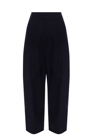 Wool pleat-front trousers, zdjęcie 1 Wool pleat-front trousers od McQ Alexander McQueen